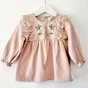 New Additions: Little Folk Embroidered Blouse, Size 2
