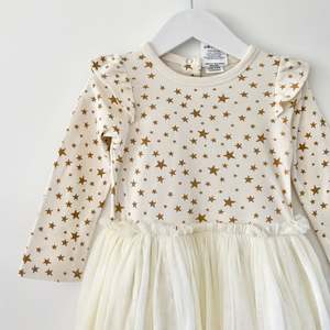 Aster & Oak Star Tutu Dress, Size 1-2