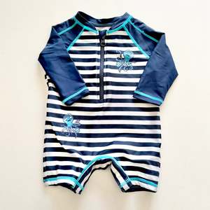 For The Boys: Pumpkin Patch Octopus Swimsuit, 3-6m