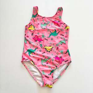 Swimwear: Dinosaur Swimsuit, Size 7