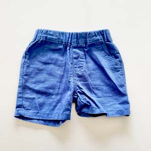 $2 BASICS - Teeny Weeny Linen Shorts, 0-3m