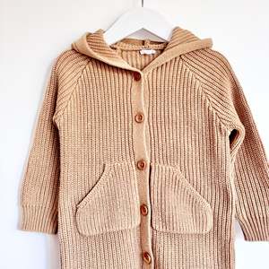 Jamie Kay Bear Knit Onesie, Size 1 (Banoffee)