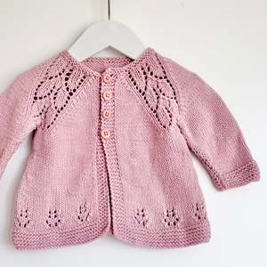 Cosy Winter Knits: Handknitted Cardigan, 3-6m