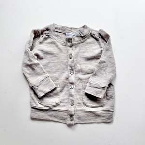 Teeny Weeny Merino Cardigan, 3-6m