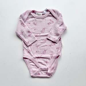 Merino 1: Baby Baby Merino Bunny Bodysuit, 0-3m