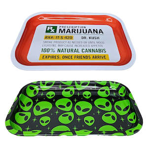 Man Cave: Green Smoke Roll Trays