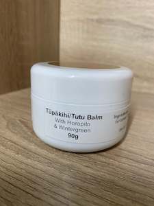 Tūpākihi/Tutu Balm (with Horopito & Wintergreen) 90gram tub
