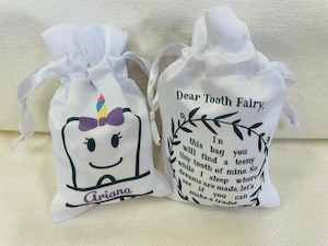 Tooth Fairy Bag: Unicorn Tooth Fairy
