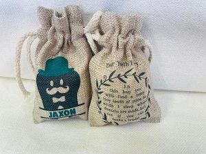 Tooth Fairy Bag: Green Hat Tooth Fairy
