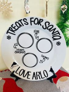 Christmas 1: Treats for Santa - Christmas treat plate