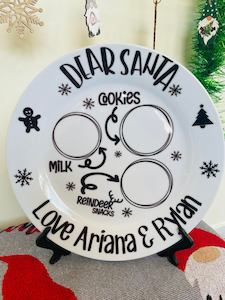 Christmas 1: Dear Santa - Christmas treat plate