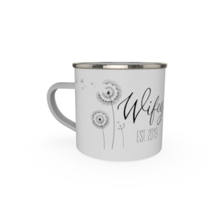 Enamel Mugs: Wifey Est.
