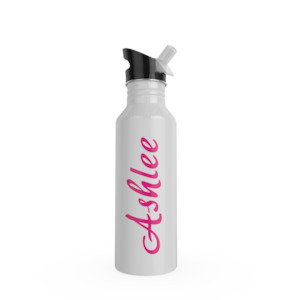 Vertical Name (Pink)