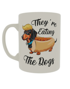 They're eating the dogs