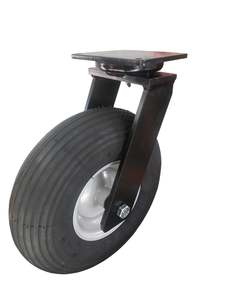 345mm Pneumatic Castor - Swivel Plate - 200kg