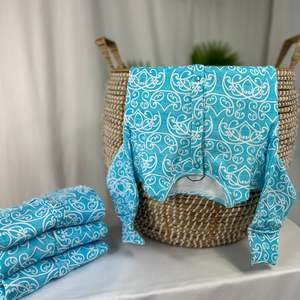 Iti (Kikorangi/Blue) Long Sleeve Onesie