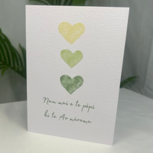 Gifting: Card - Nau mai e te pepi ki te Ao Marama