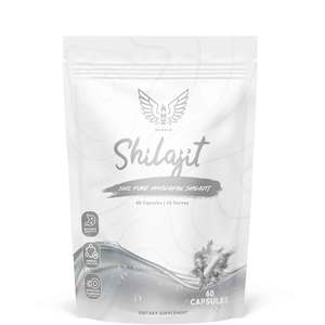 testosterone: NZ Muscle Shilajit 500mg 60 Capsules