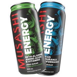 Musashi GWP Energy Drinks - 2 Assorted RTDS