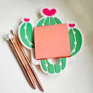 Accessories: Cactus Sticky Note Holder