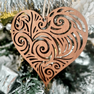 Occasions: Koru Heart Ornament