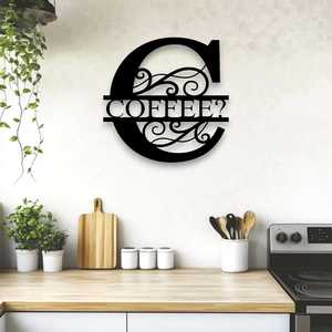 Personalised Koru Swirl Monogram