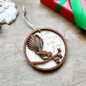 Memorial Items: Fantail Memorial Ornament