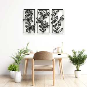 Floral Panel Wall Art Set