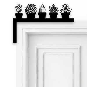Plants: Plant Pots Door Frame Sign