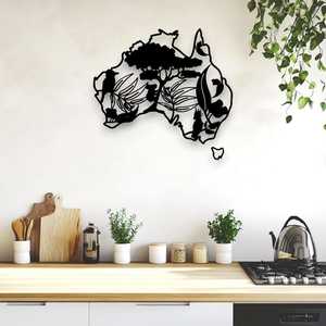 Maps: Icons of Australia Map