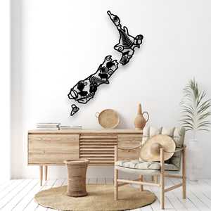 Maps: Kiwiana Icons of NZ Map