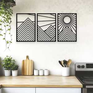 Wall Art Sets: Mountain & Sunshine Wall Art Set