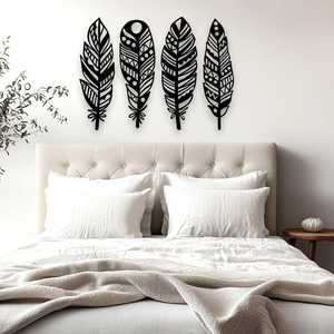 Boho Four Piece Feather Set