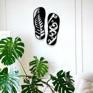 Wall Art Sets: Fern & Koru Jandals