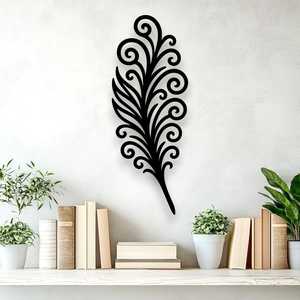 Koru Swirl Feather Wall Art