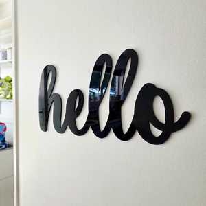 Word Wall Art: Hello Wall Art