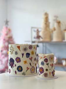 Cakes: Pressed Floral Cake