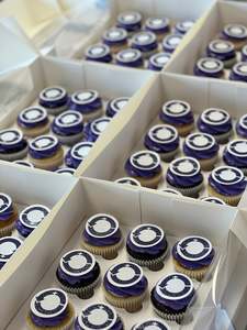 Custom Logo Cupcakes