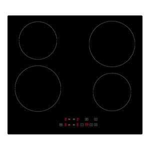 Ceramic Cooktops: 60cm 4 Zone Ceramic Cooktop with Touch Control