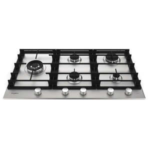 Gas Cooktops: 90cm 5 Burner Gas Cooktop In S/Steel