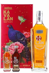Kavalan Native Species 'Mikado Pheasant' Classic Single Malt Gfit Pack 40%