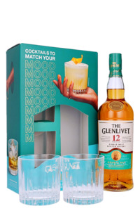 Speyside: Glenlivet 12YO + 2 Glass Gift Pack 700ml