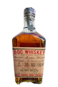 Doc Whiskey 3yo Batch 7 Single Barrel Cask Strength 58.34% 750ml