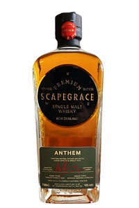 World Whiskey: Scapegrace Anthem Single Malt 700ml
