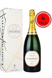 Champagne: Laurent Perrier Brut Champagne NV Gift Box 750ml 6 Pack