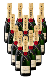 Wine 6pk 12pk Deals: Moet Chandon Brut 375ml 12 Pack - Full Case Deal