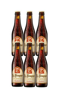 Beers: La Trappe Dubbel 7% 330ml - Trappist Beer 6 Pack