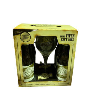 Beers: Viven Champagner 4.8% 330ml 4 Pack + Glass Gift Pack