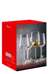 Glassware: Spiegelau Lifestyle White Wine Glass 440ml 4 Pack Set