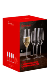 Spiegelau Style Champagne Flute 240ml 4 Pack set